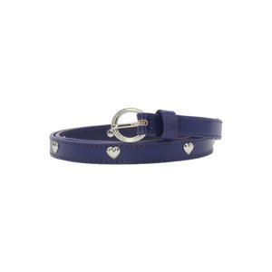 leren riem Bold Love Small blauw
