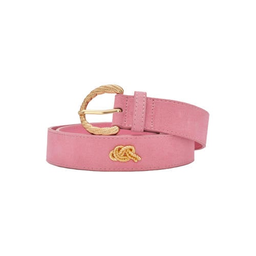 Fabienne Chapot suède riem Studded Marina roze afbeelding