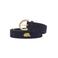 Fabienne Chapot suède riem Studded Marina donkerblauw