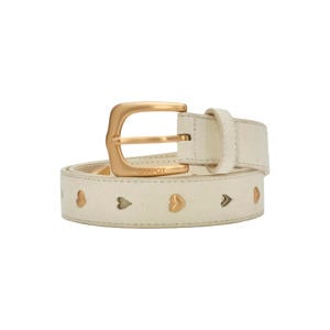 suède riem One After Another ecru