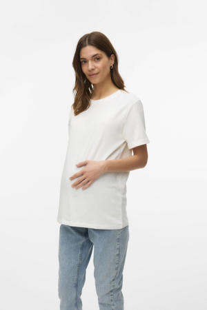 zwangerschaps T-shirt wit