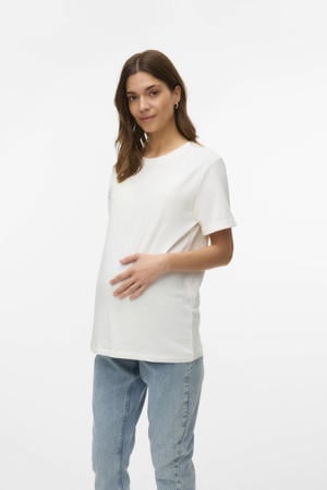 zwangerschaps T-shirt wit