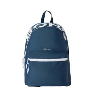 rugzak met logo blauw