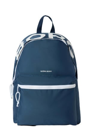 rugzak met logo blauw