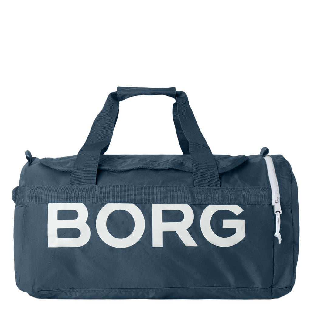 Björn Borg sporttas met logo blauw