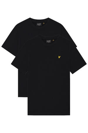 T-shirt - zwart (set van 2)