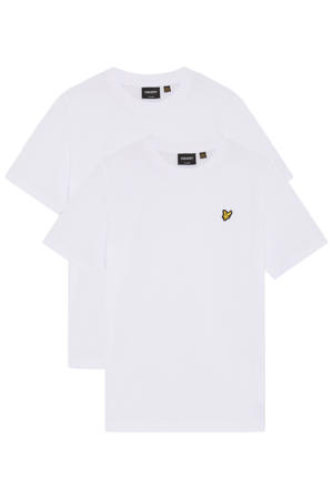 T-shirt - wit (set van 2)