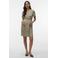 VERO MODA MATERNITY zwangerschaps- en voedings wikkel-/overslagjurk met panterprint bruin