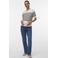 VERO MODA MATERNITY zwangerschaps gestreepte top ecru fijn gebreid