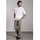 Aeden oversized T-shirt met backprint wit