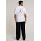 Aeden oversized T-shirt met backprint wit