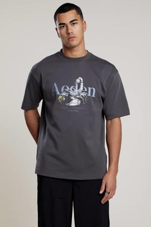 regular T-shirt grijs