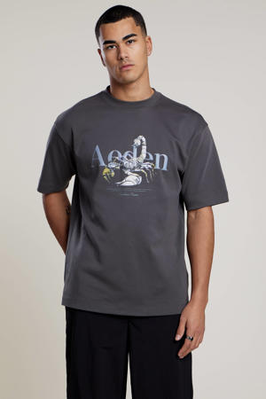 regular T-shirt grijs