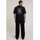 Aeden oversized T-shirt met backprint zwart
