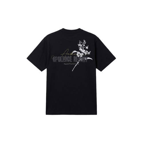 Aeden T-shirt met backprint zwart afbeelding