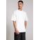 Aeden oversized T-shirt met backprint wit
