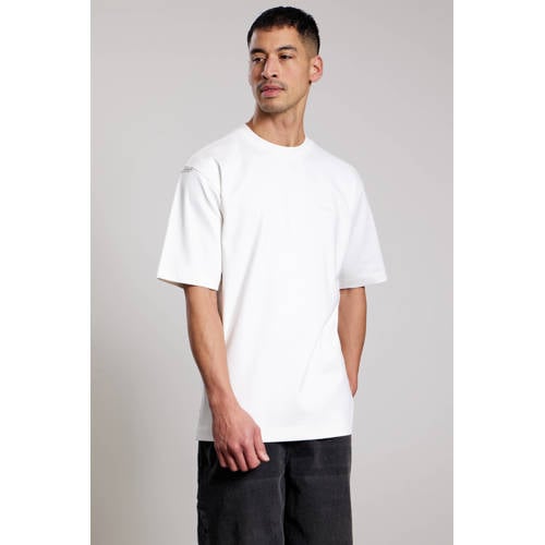 Aeden oversized T-shirt met backprint wit afbeelding