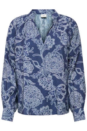 blousetop donkerblauw