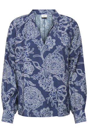blousetop donkerblauw