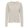 JDY gestreepte longsleeve beige
