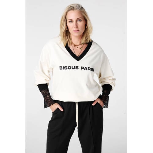 MS Mode sweater ecru afbeelding