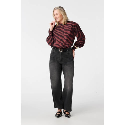 MS Mode blouse donkerrood afbeelding