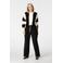 MS Mode straight regular waist broek zwart