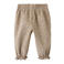 Mango Kids gebloemde casual broek lichtbruin