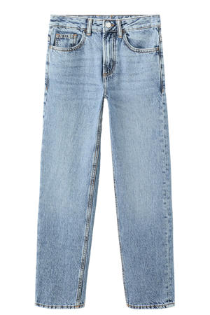 tapered jeans light blue denim