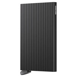 pasjeshouder Cardprotector Fluted zwart