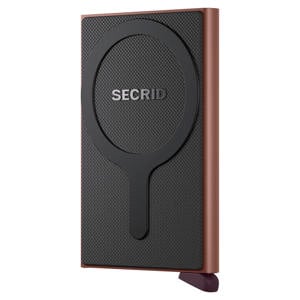pasjeshouder Cardprotector Magsafe zwart/rose