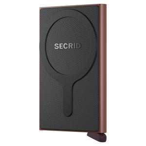 pasjeshouder Cardprotector Magsafe zwart/rose