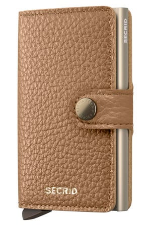 pasjeshouder Miniwallet Pebble beige