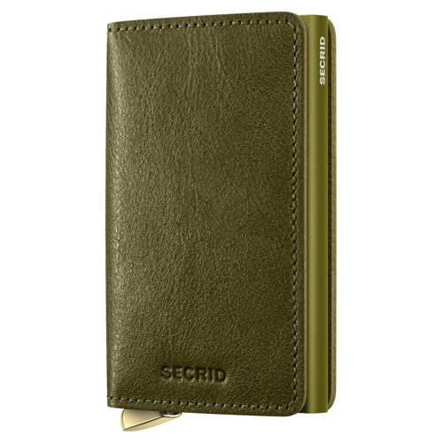 Secrid pasjeshouder Slimwallet Basco olijfgroen afbeelding