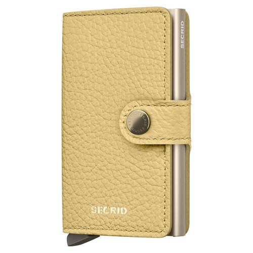 Secrid pasjeshouder Miniwallet Pebble geel afbeelding