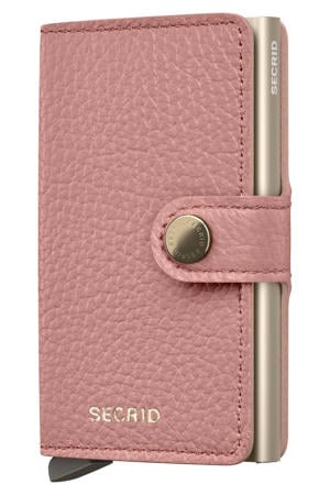 pasjeshouder Miniwallet Pebble roze