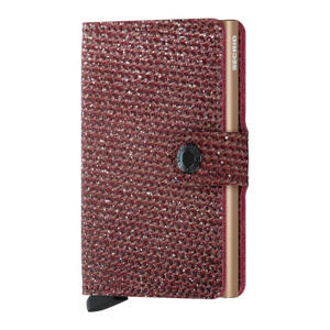 pasjeshouder Miniwallet Sparkle rood