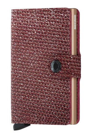 pasjeshouder Miniwallet Sparkle rood