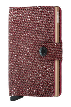 pasjeshouder Miniwallet Sparkle rood