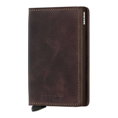 Secrid pasjeshouder Siniwallet Vintage donkerbruin afbeelding