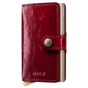 pasjeshouder Miniwallet Naplak rood