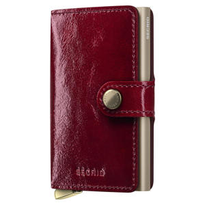 pasjeshouder Miniwallet Naplak rood