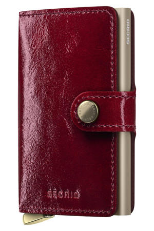 pasjeshouder Miniwallet Naplak rood