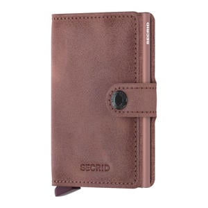 pasjeshouder Miniwallet Vintage roze