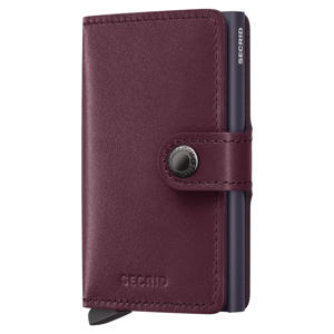 pasjeshouder Miniwallet donkerrood
