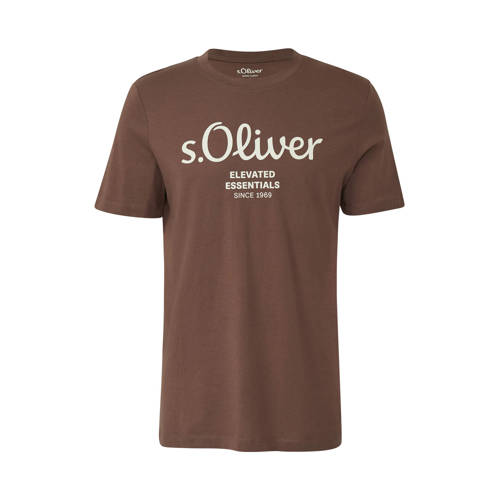 s.Oliver T-shirt bruin afbeelding