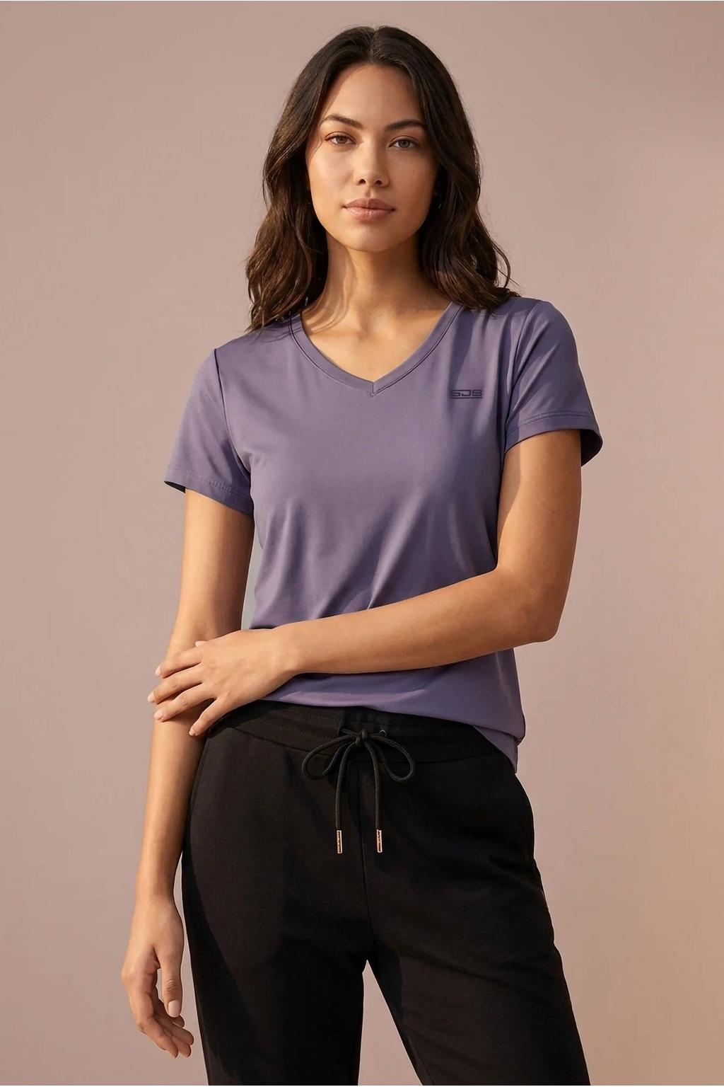 Sjeng Sports sportshirt Ines paars