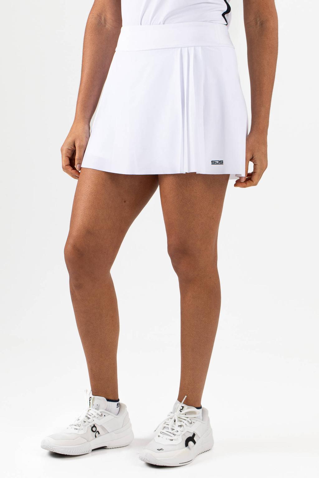 Witte dames Sjeng Sports sportrok Lemonie van polyester
