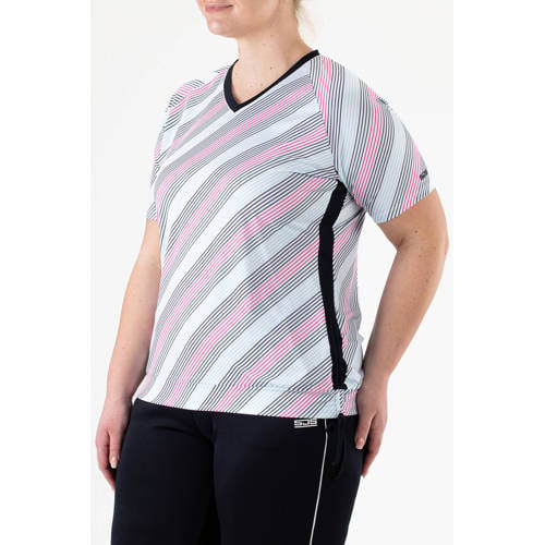 Sjeng Sports Plus Size sportshirt Izzie wit afbeelding