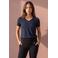 Sjeng Sports sportshirt Ines donkerblauw